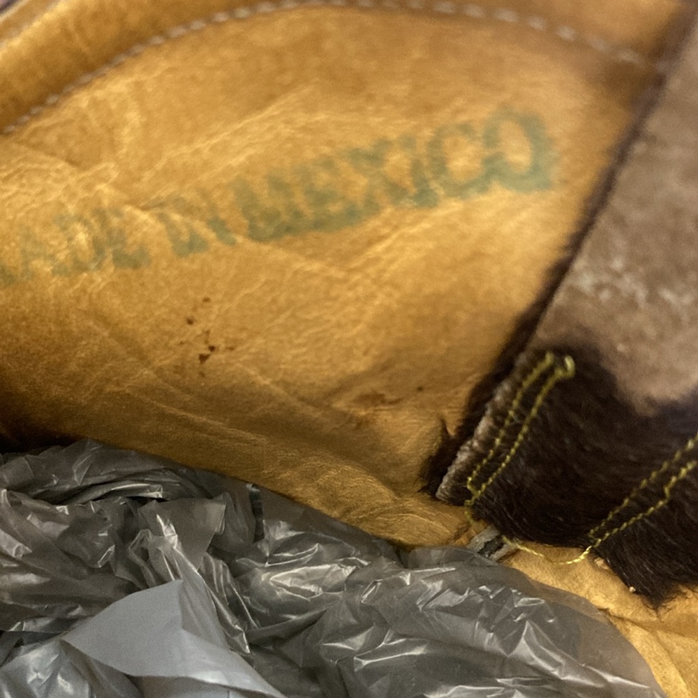 LA  GRAN  BOTA  COWBOY Cowhide Boots Men’s - Picture 8 of 14